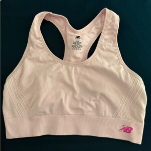 New Balance Light Pink Sports Bra